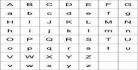 大写字母表26个格式